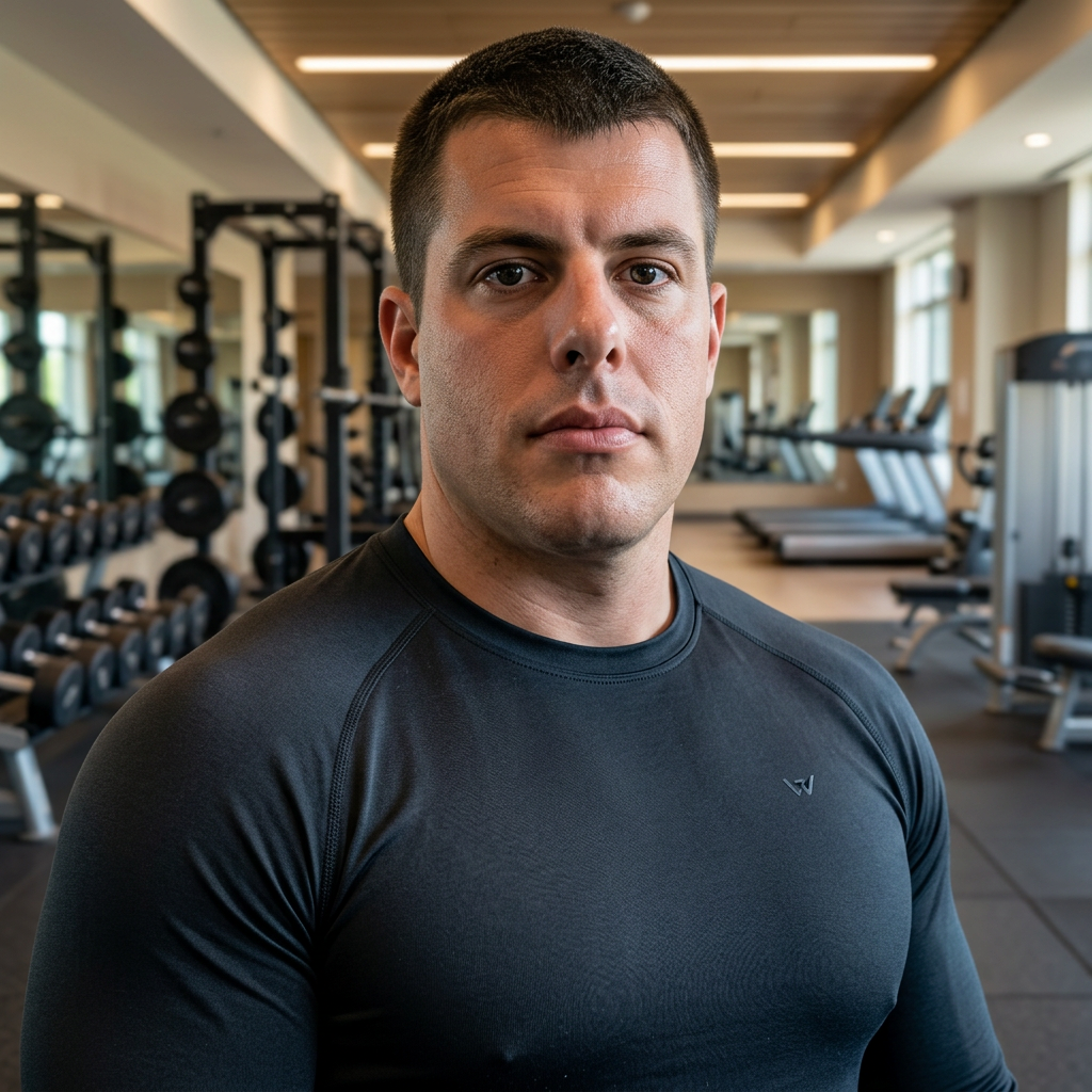 Michael J Southern, coach and founder of The Tactical Executive, in a gym